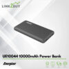 Energizer UE10044 Power Bank 10,000mAh ‎5V, 2.1A ®Slim & Compact Design with Dual USB Outputs